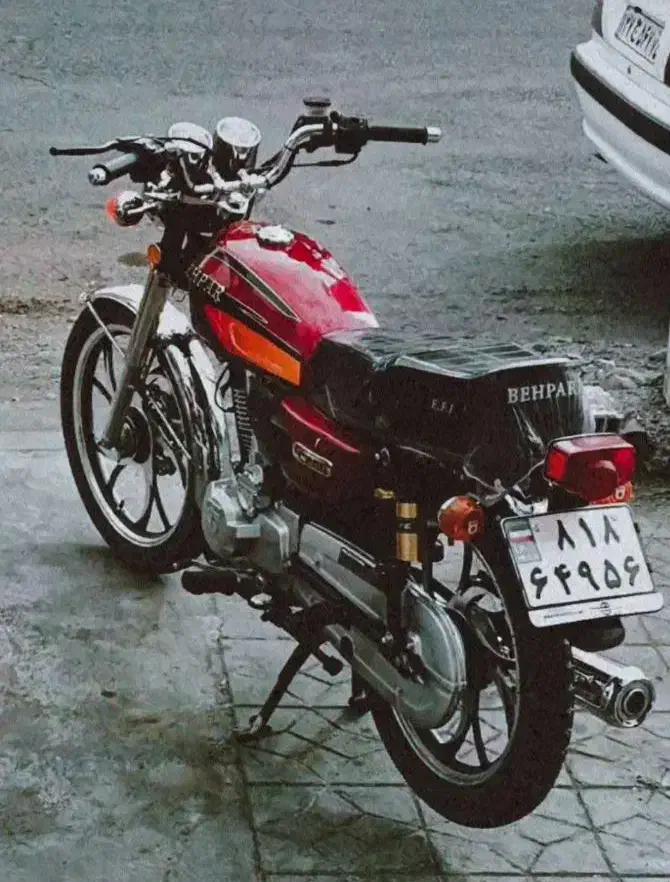 200بهپر|موتورسیکلت|بم, |دیوار