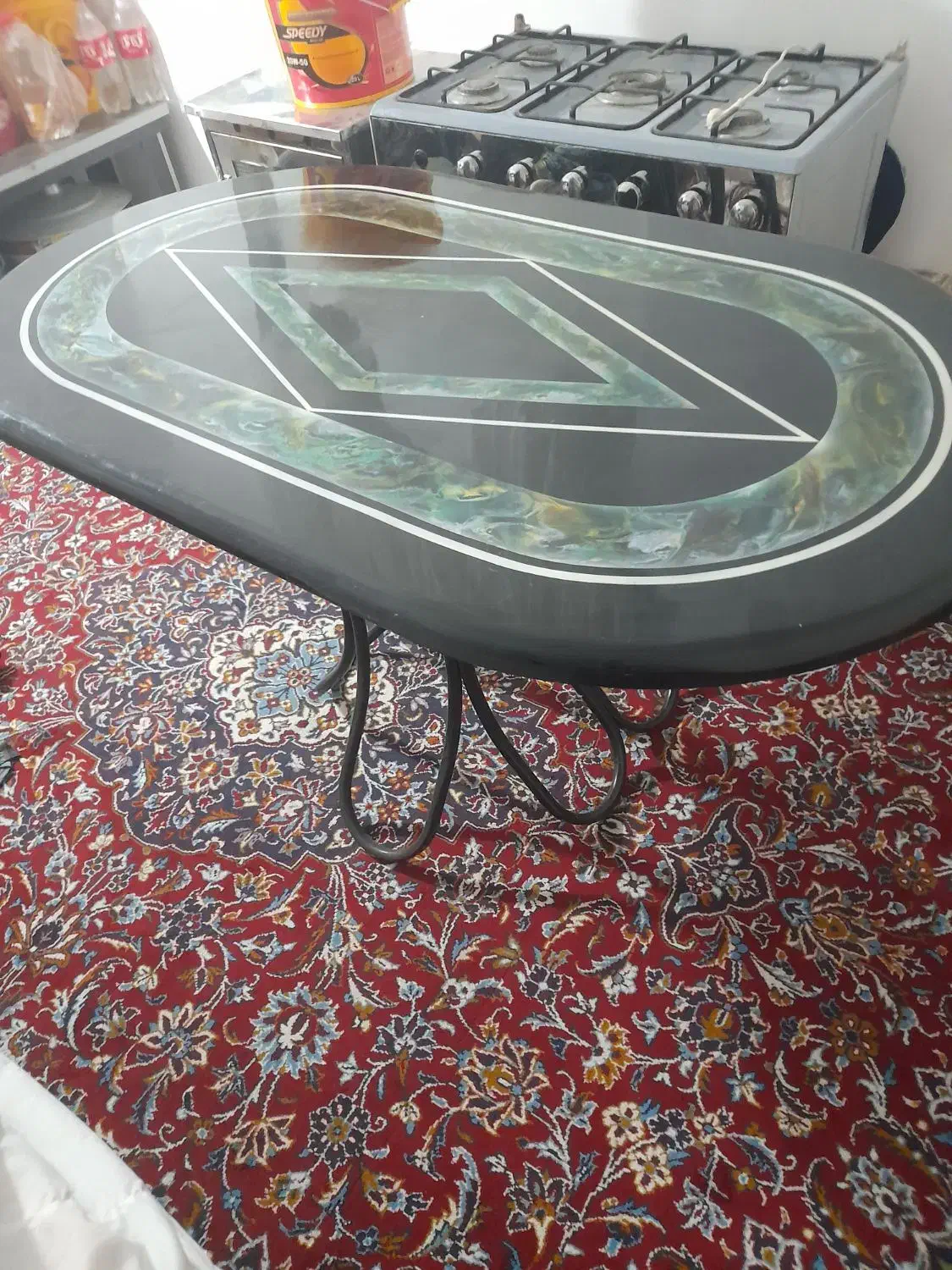 گاز پنج شعله و میز نهار خوری|اجاق گاز و لوازم برقی پخت‌وپز|شیروان (خراسان), |دیوار