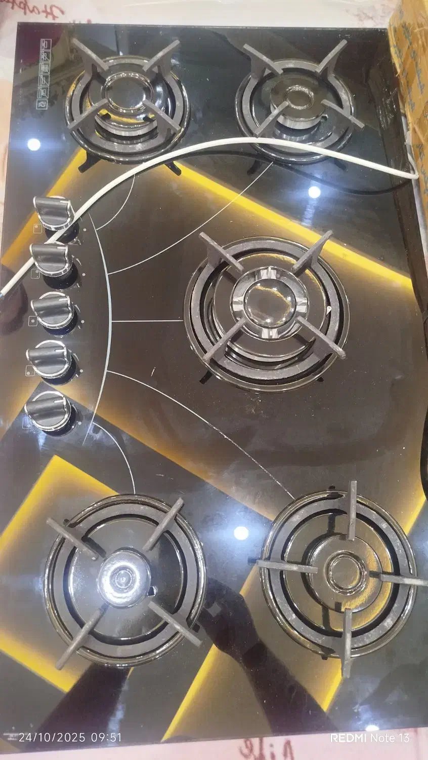 اجاق گاز ۵شعله  نو نو|اجاق گاز و لوازم برقی پخت‌وپز|رشت, جانبازان|دیوار