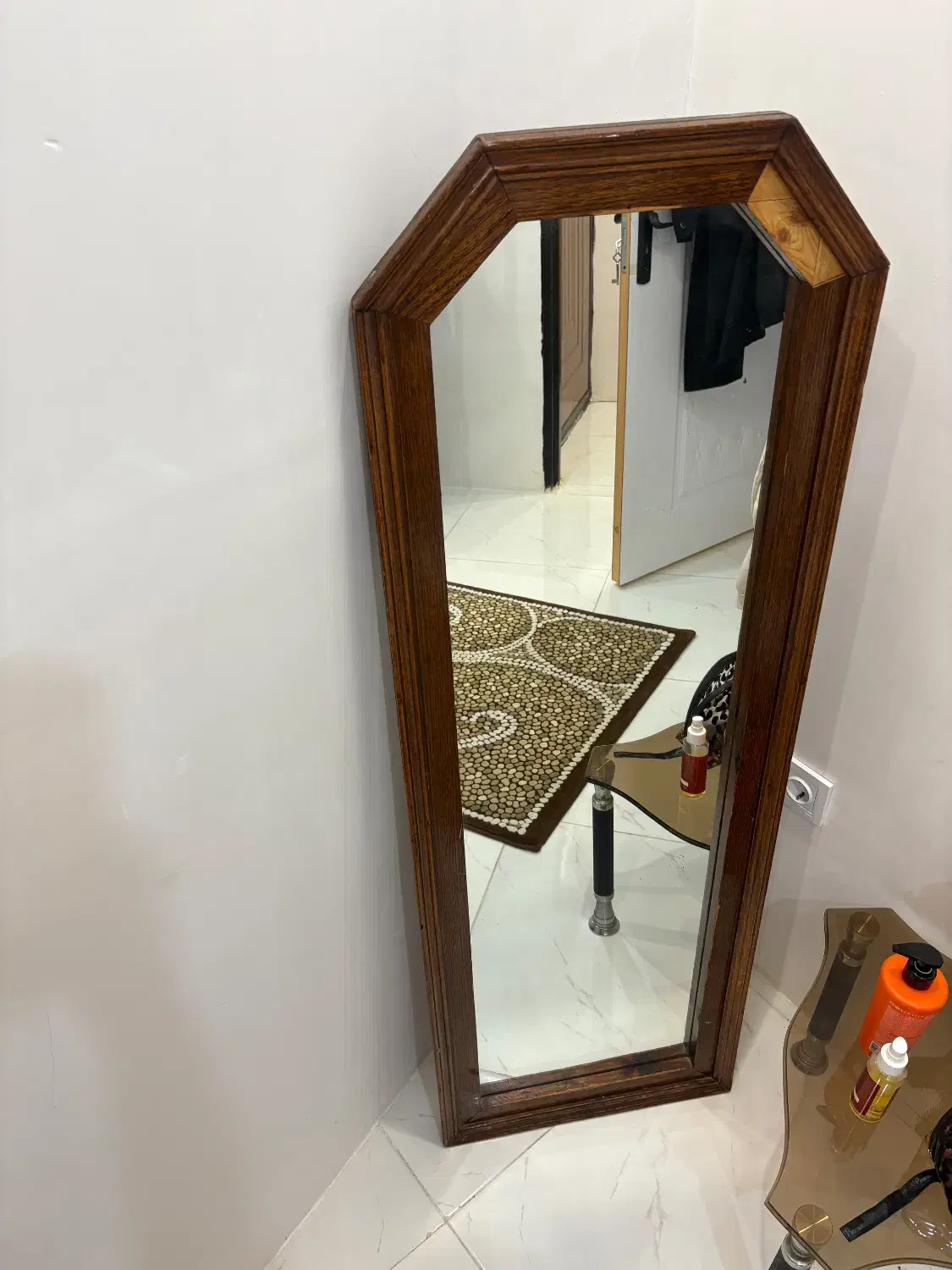 آینه قدی چوبی 1 تومن|آینه|رشت, پیرکلاچای|دیوار