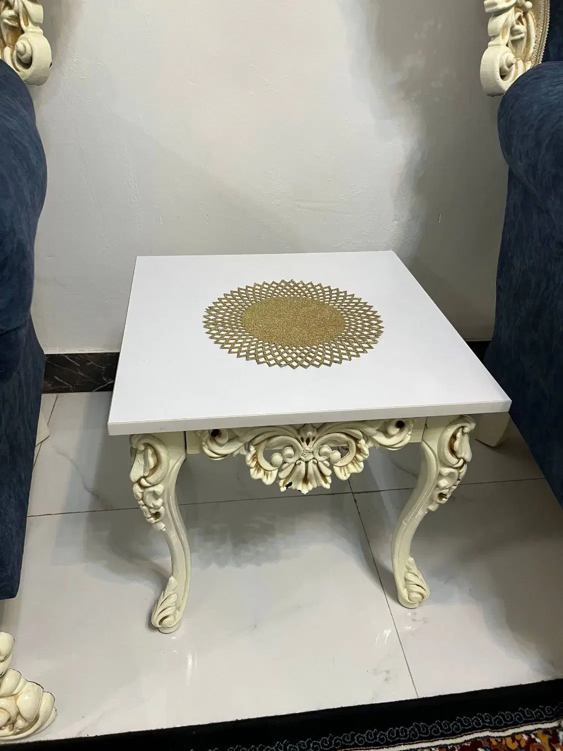 مبلمان سلطنتی هفت نفره|مبلمان خانگی و میز عسلی|آستانه اشرفیه, |دیوار