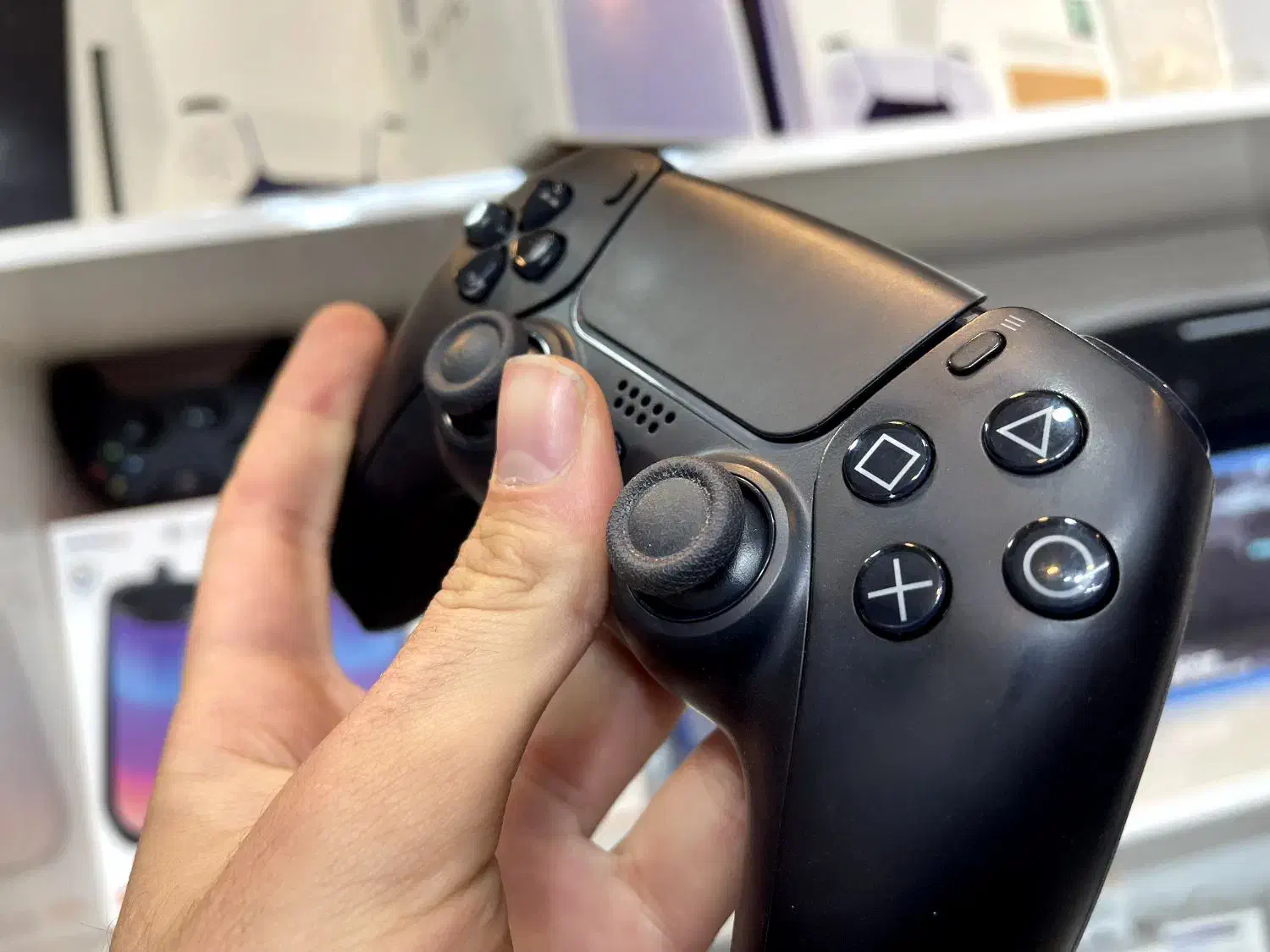 دسته ps5 اصلی مشکی|کنسول، بازی ویدئویی و آنلاین|مشکین‌دشت, |دیوار