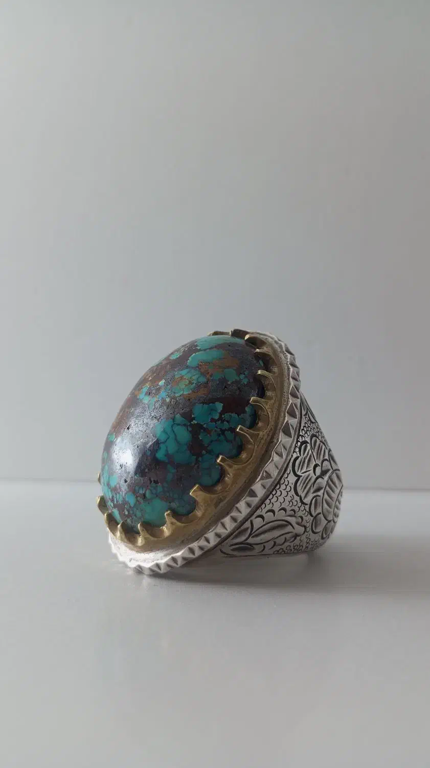 انگشتر نقره دست‌ساز|جواهرات|پرند, فاز ۲|دیوار