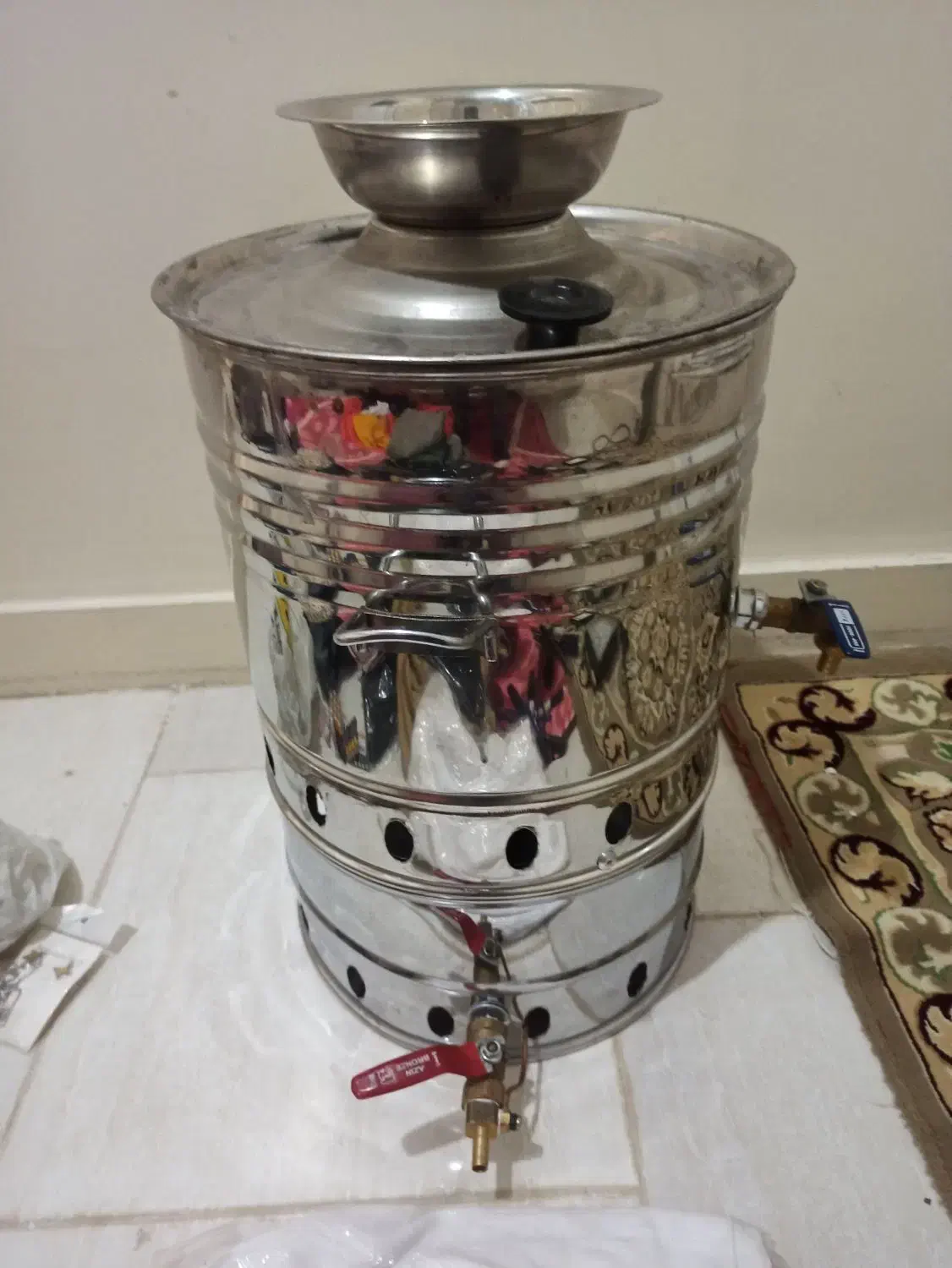 سماور بزرگ هیتی|سماور، چای‌ساز، قهوه‌ساز|قرچک, زیبا شهر|دیوار