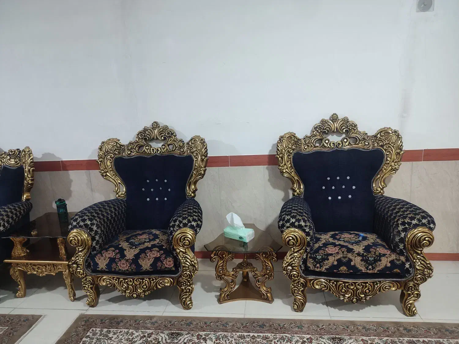 مبل سلطنتی و بوفه|مبلمان خانگی و میز عسلی|نسیم‌شهر, |دیوار