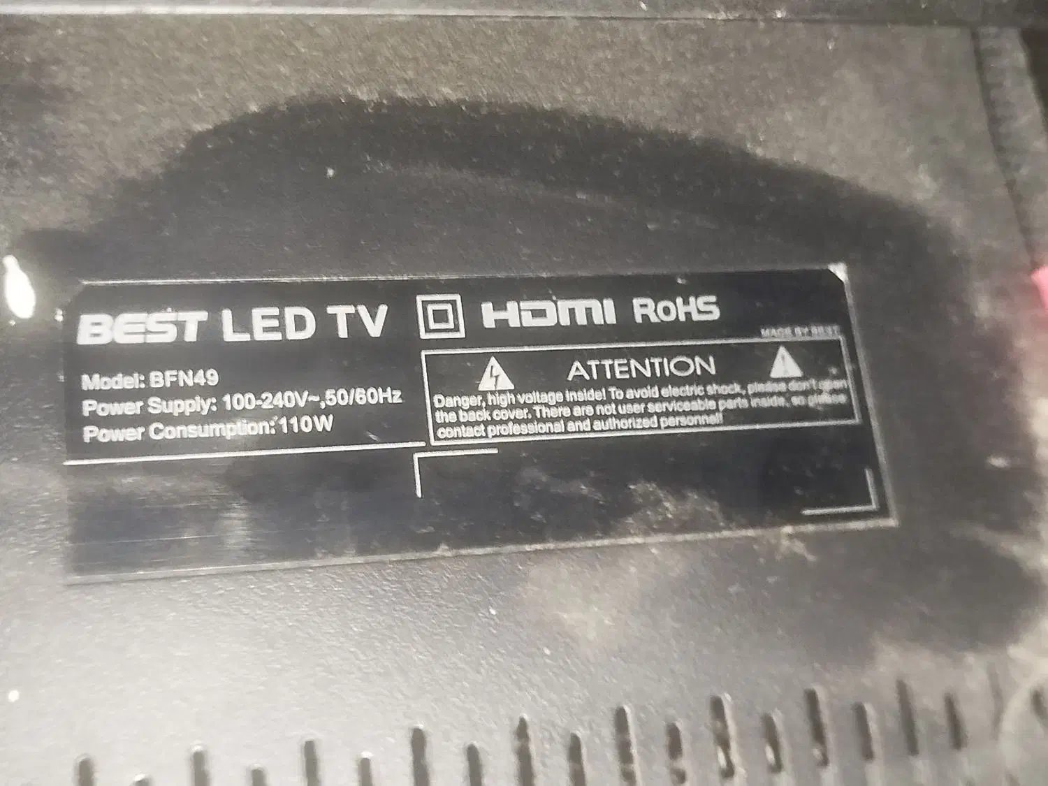 تلویزیون ۵۰ اینچ مارشال هوشمند پنل شکسته|تلویزیون و پروژکتور|تهران, شوش|دیوار