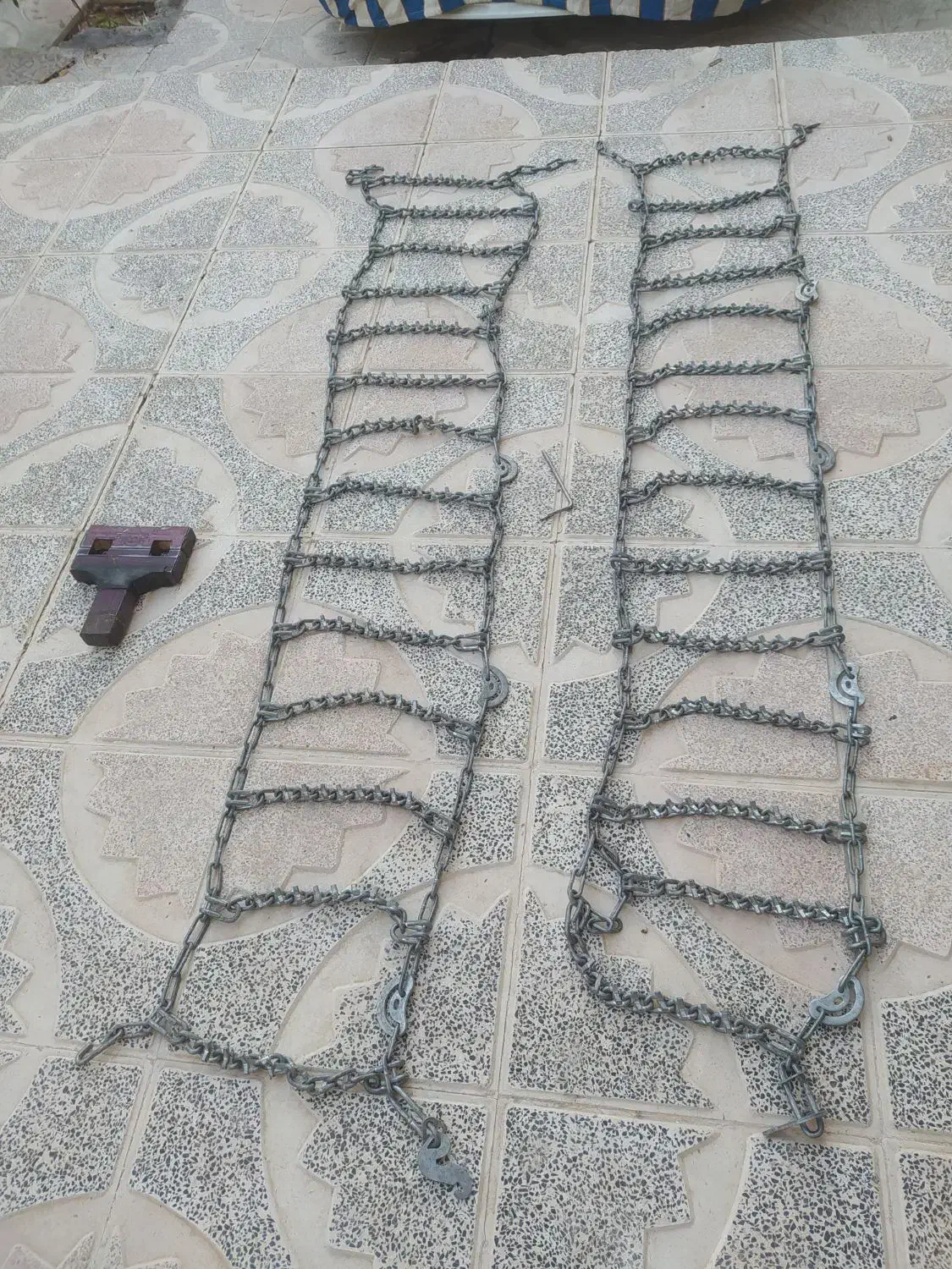 زنجیر چرخ میل چادر قفل ترمز|قطعات یدکی و لوازم جانبی|کرمانشاه, |دیوار