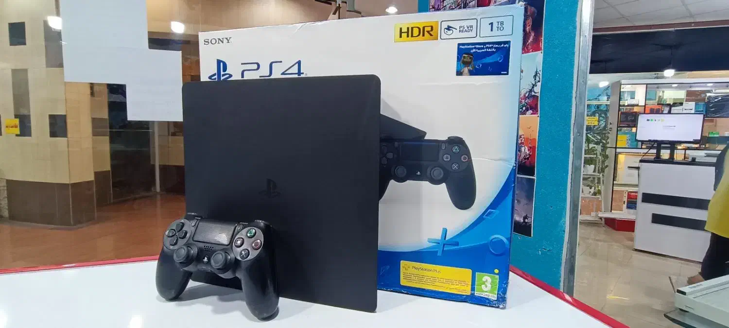PS4 Slim 1TB کپی خور ورژن ۹|کنسول، بازی ویدئویی و آنلاین|شیراز, سینما سعدی|دیوار