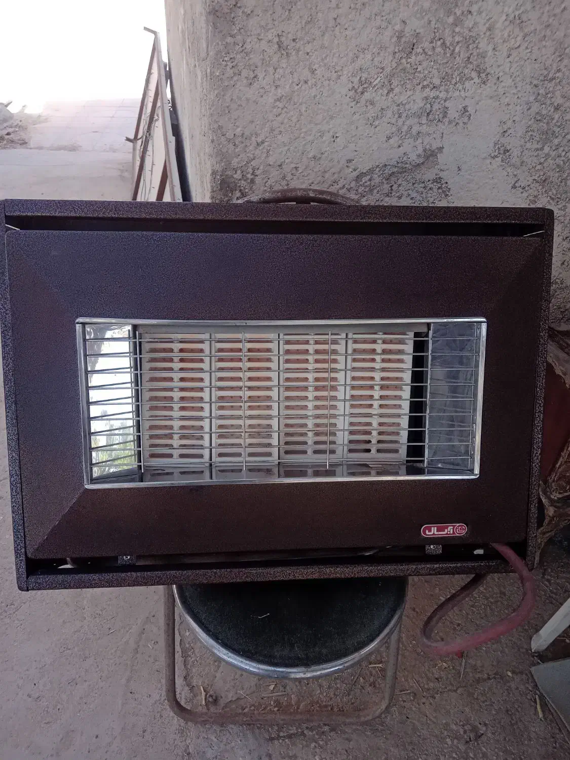 بخاری دیواری آبسال درحدنو|بخاری، هیتر، شومینه|نیریز, |دیوار