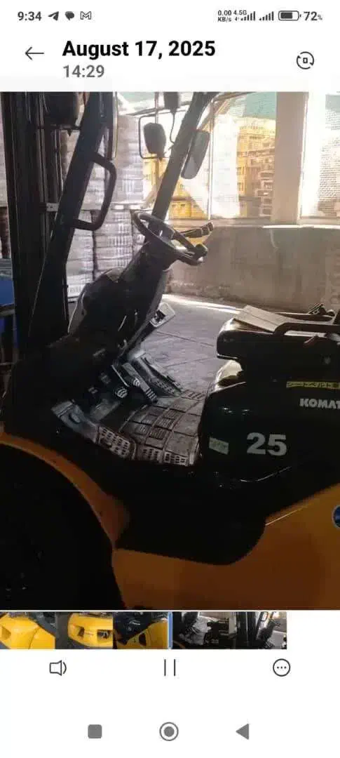 فروش فوری لیفتراک کوماتسو|خودرو سنگین|کرج, گوهردشت|دیوار