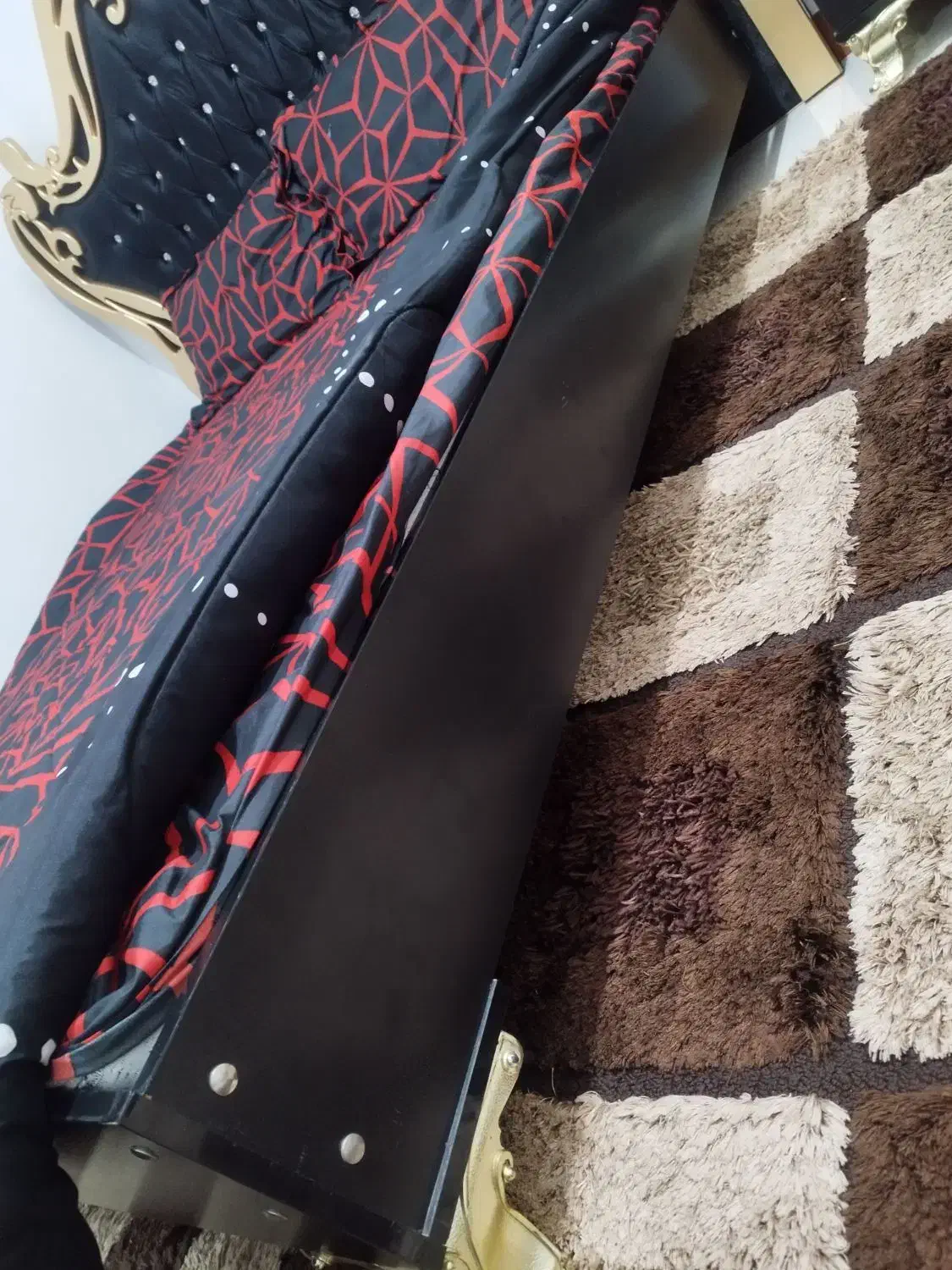 تخت دونفره با دو عدد بغل تختی|تخت و سرویس خواب|قدس, شهرقدس|دیوار