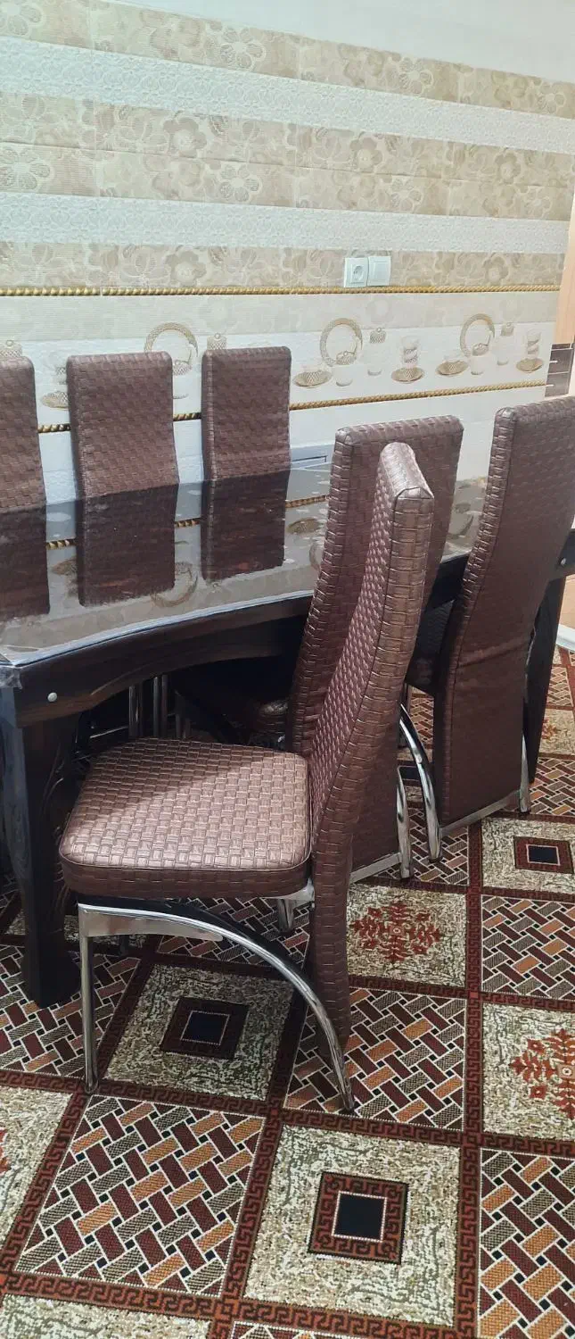 میزنهارخوری۶نفره|میز و صندلی غذاخوری|فولادشهر, فولادشهر|دیوار