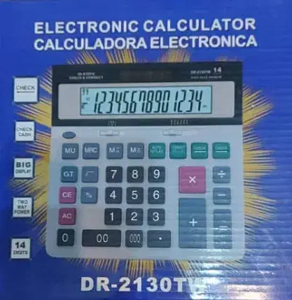 ماشین حساب رومیزی کاسیو Casio DR-2130TW اصل ژاپن|لوازم التحریر|تهران, دکتر هوشیار|دیوار