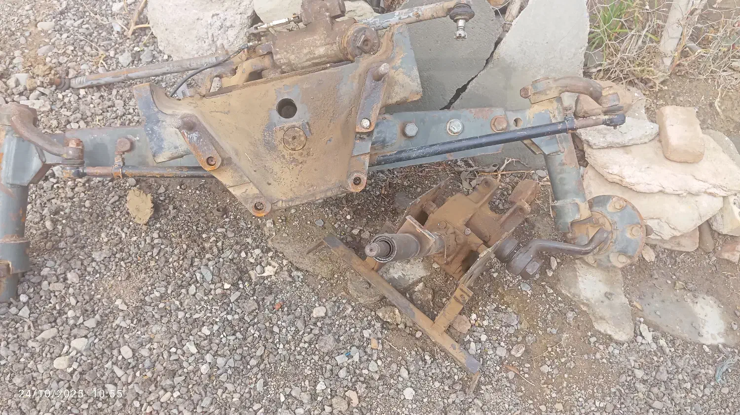 زیر بندی کامل همراه با جعبه فرمان بدون شکستگی|قطعات یدکی و لوازم جانبی|قشلاق دشت, |دیوار