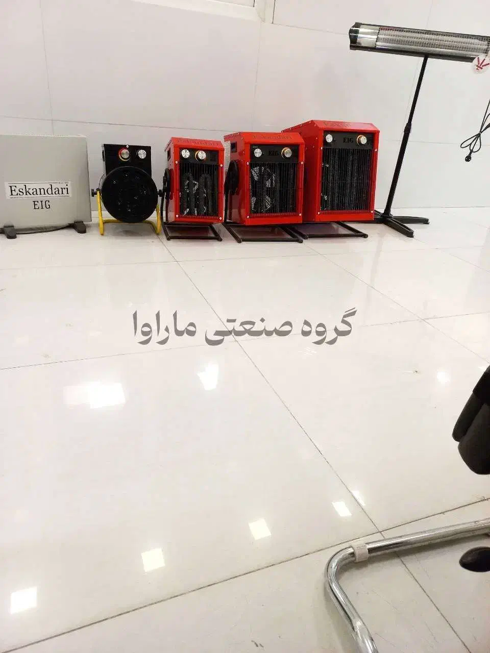 هیتر بخاری 9 کیلووات کارگاهی سالن سوله برقی|بخاری، هیتر، شومینه|بجنورد, |دیوار