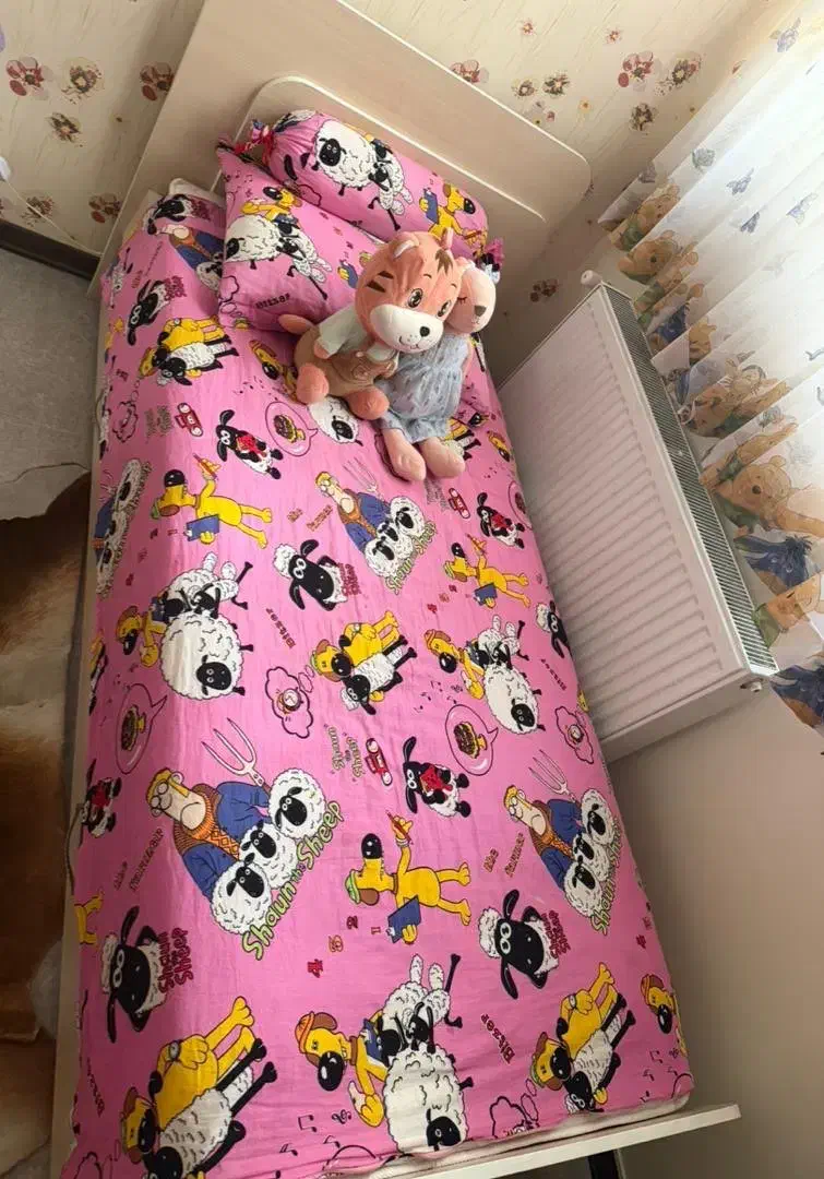 سرویس خواب کودک همراه کمد و پا تختی MDF درجه یک|تخت و سرویس خواب|پردیس, فاز ۸|دیوار