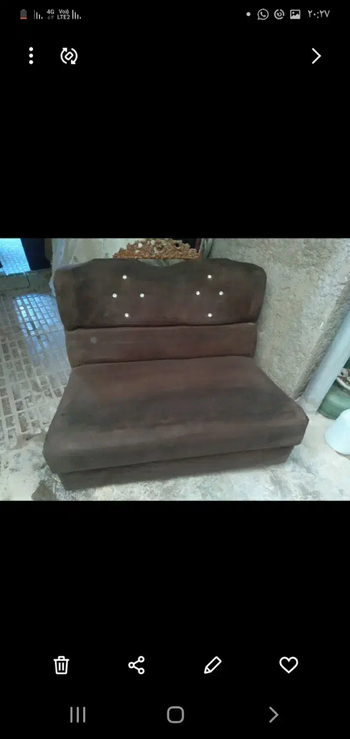 راحتی با تاج سالم تعمیز|مبلمان خانگی و میز عسلی|قائمشهر, |دیوار