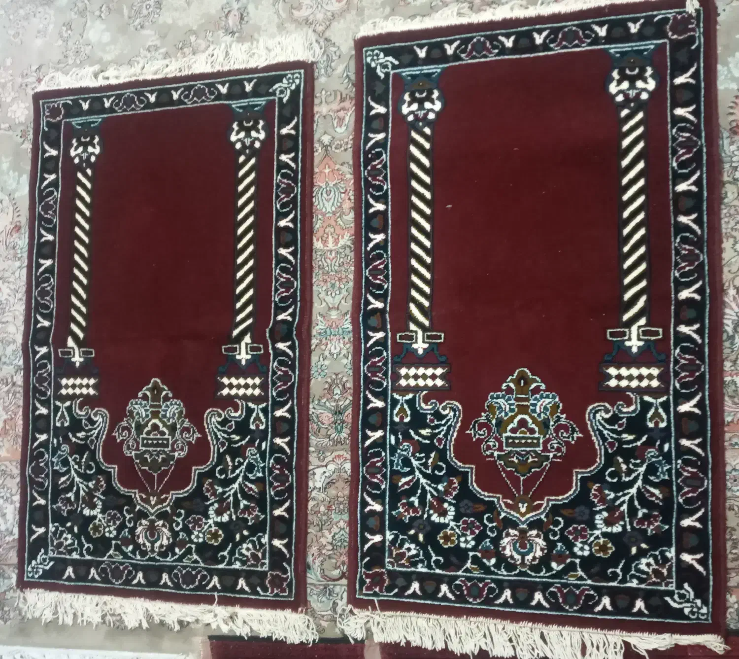 ۱ جفت قالیچه نو|فرش|پرند, فاز ۴|دیوار