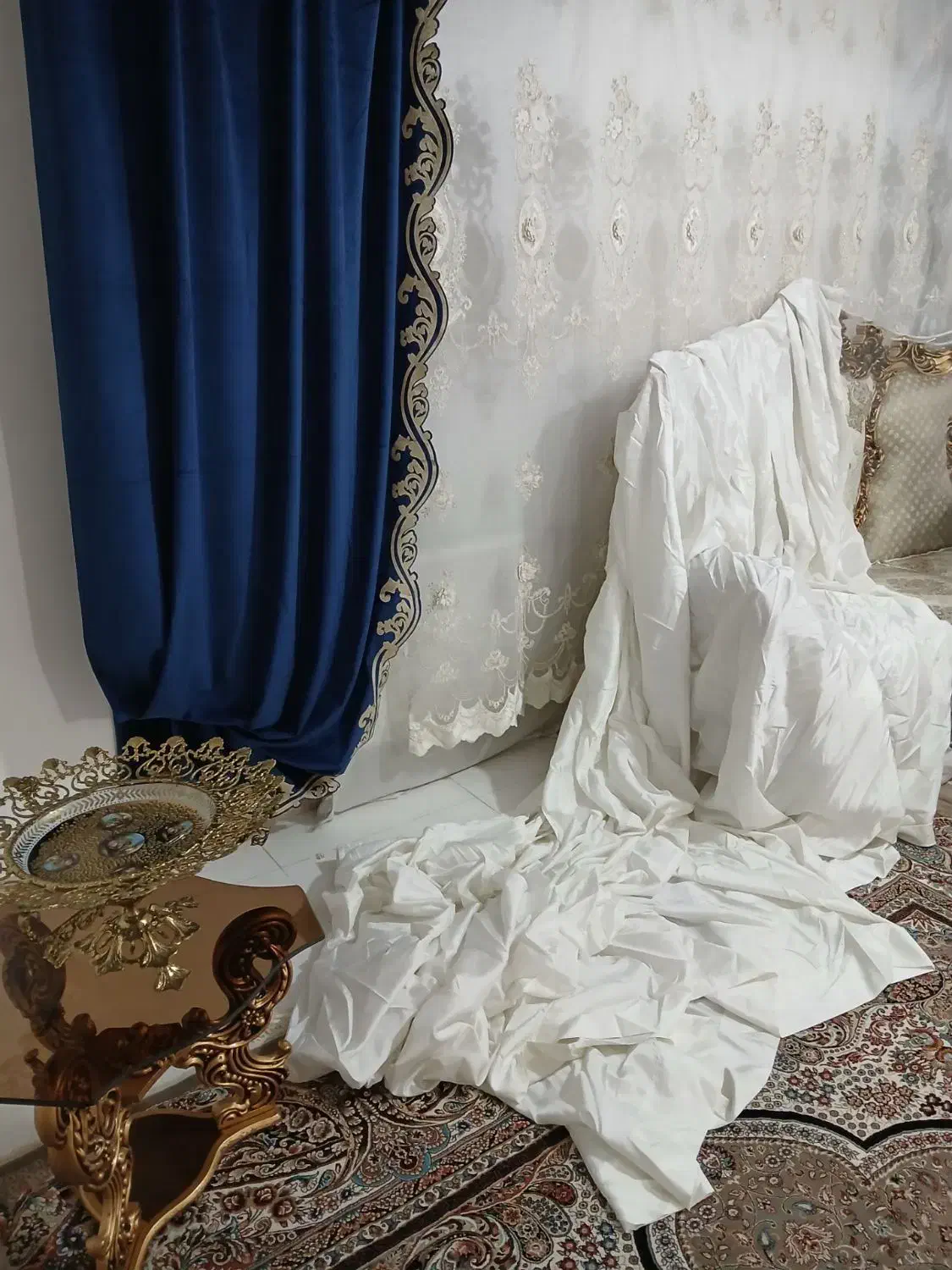 شال و پرده پزیرایی|پرده، رانر، رومیزی|رباط‌کریم, نصیرشهر|دیوار