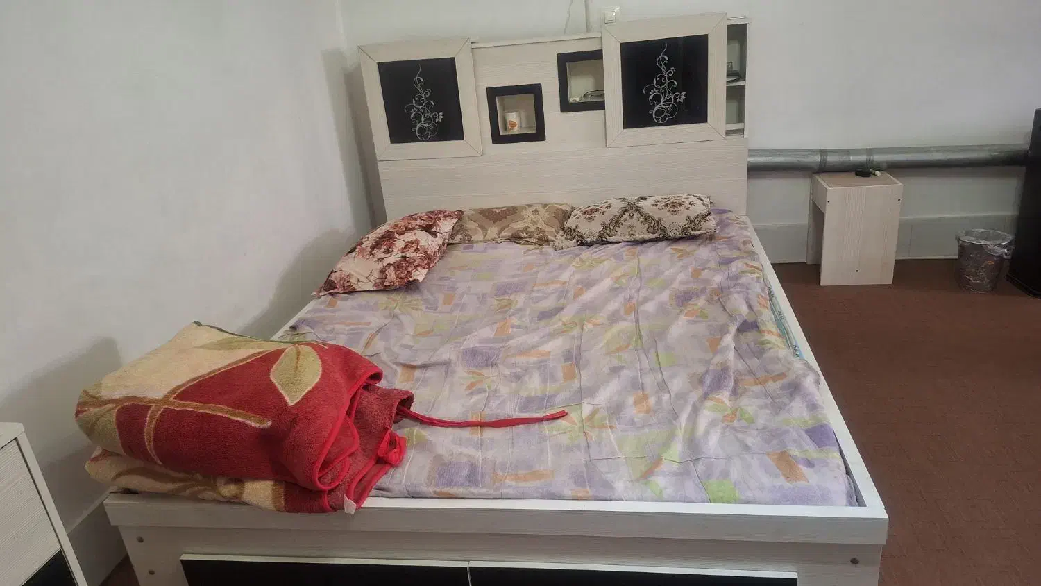 تخت دونفره|تخت و سرویس خواب|قم, چهل اختران|دیوار