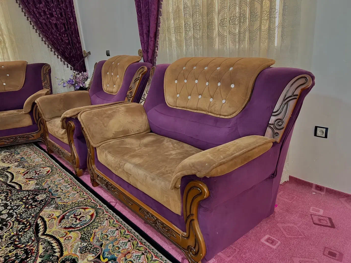 مبل ۷ نفره|مبلمان خانگی و میز عسلی|بابکان, |دیوار