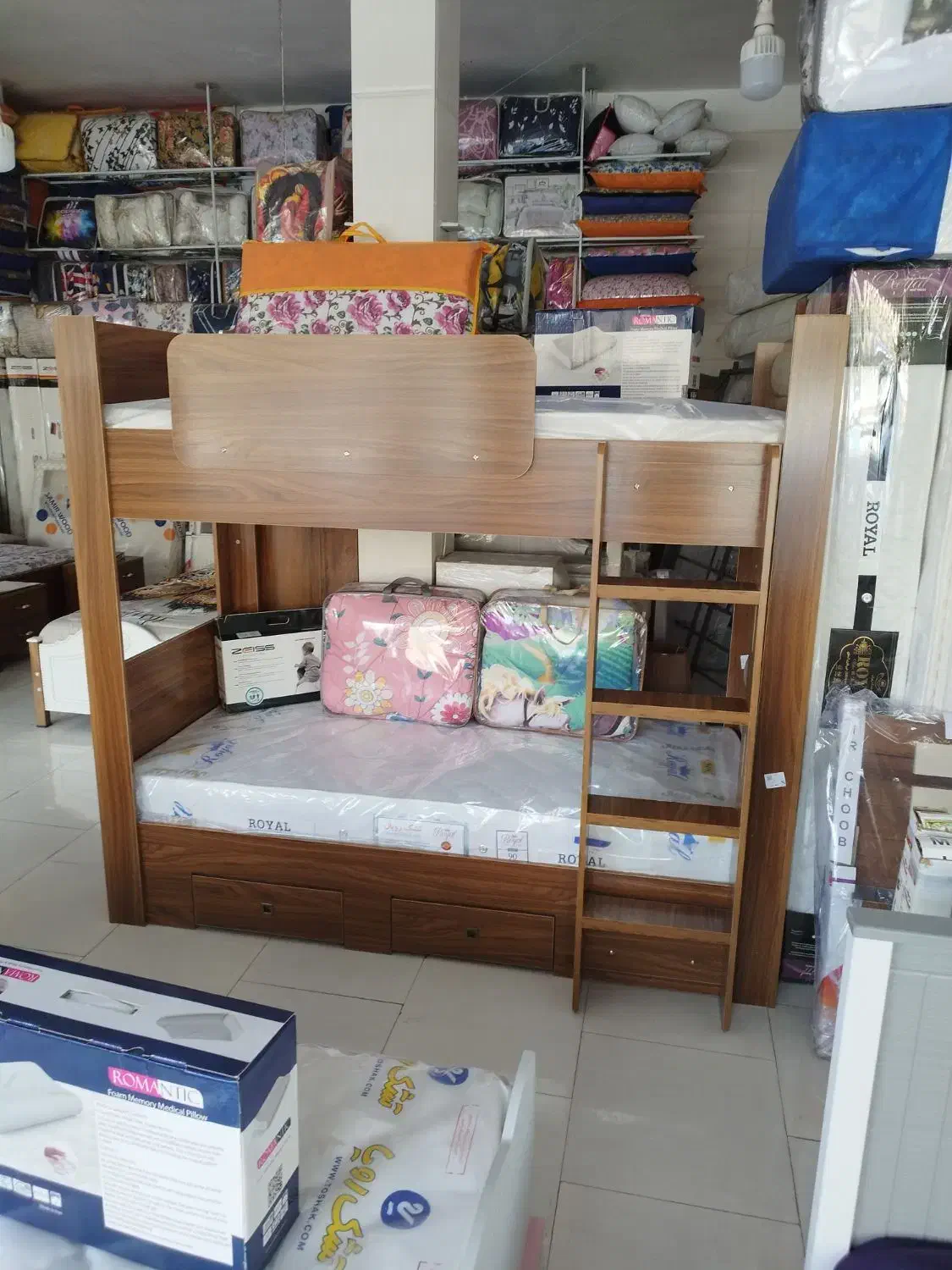 تخت دوطبقه دنا|تخت و سرویس خواب|پاکدشت, پاکدشت (مامازند)|دیوار