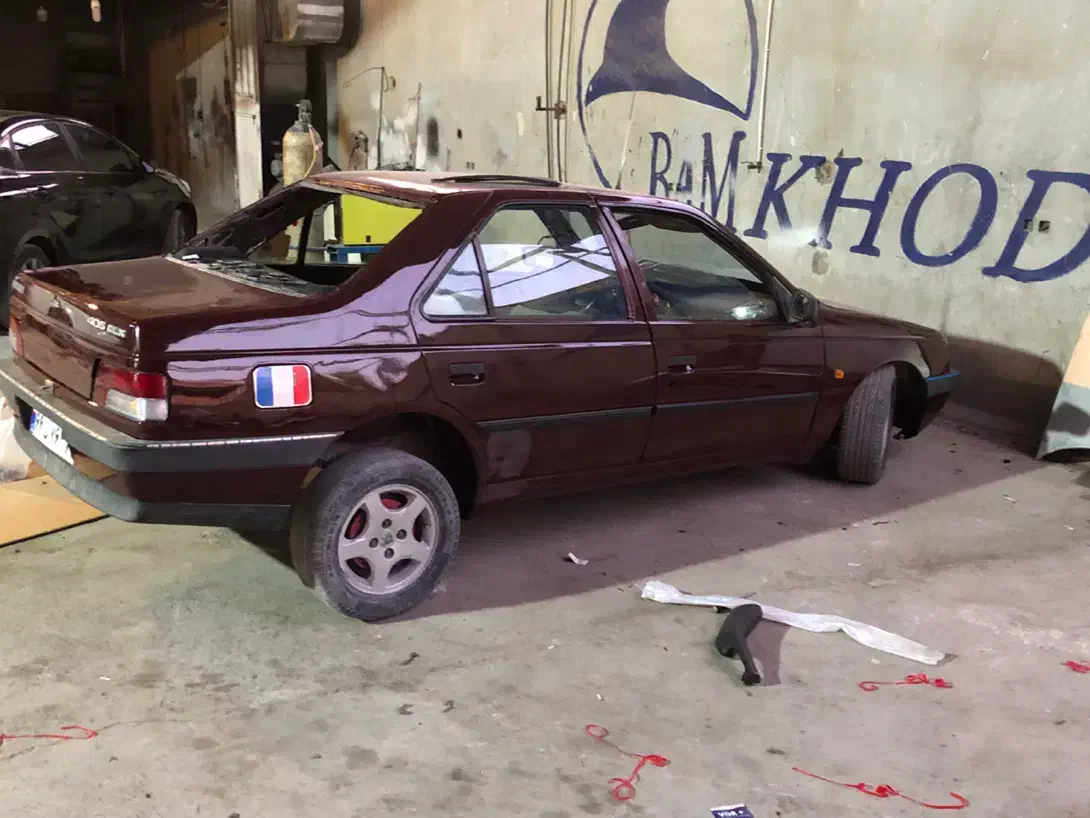 پژو ۴۰۵ عنابی مدل ۸۴|خودرو سواری و وانت|کازرون, |دیوار