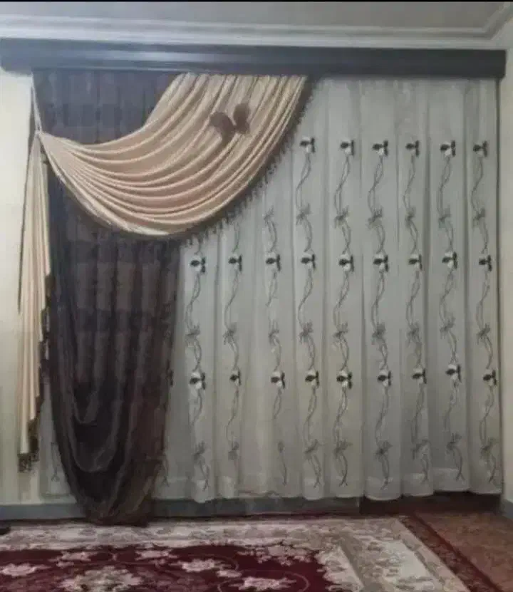 پرده با والان|پرده، رانر، رومیزی|فیروزکوه, |دیوار