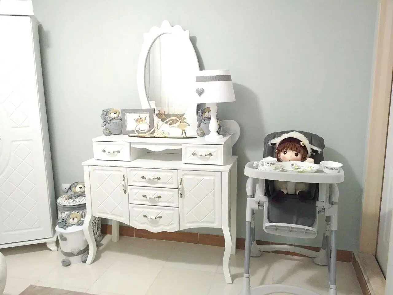 سرویس خواب کودک لاکچری|تخت و صندلی بچه|اسلام‌شهر, شهرک واوان|دیوار