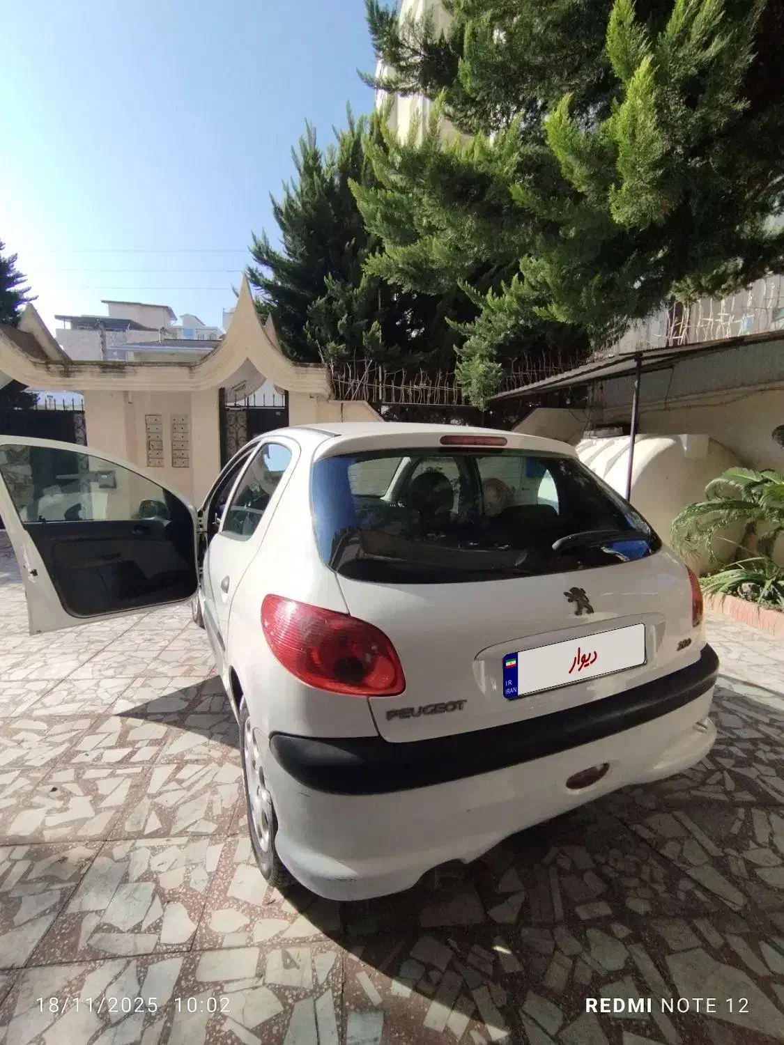 ۲۰۶ مدل ۹۵ بی رنگ|خودرو سواری و وانت|بابلسر, |دیوار