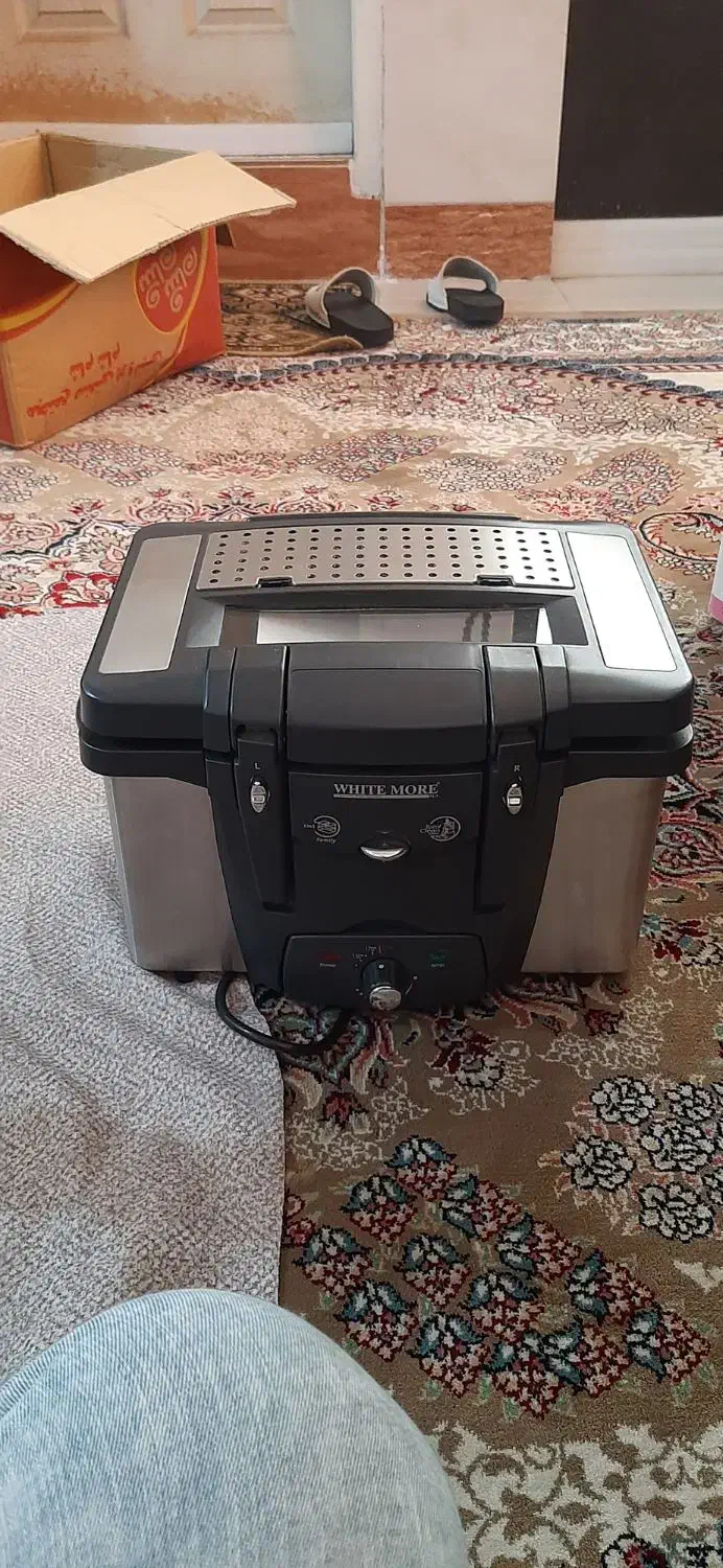 سرخ کن با روغن و هواپز کاملا نو|اجاق گاز و لوازم برقی پختوپز|مرودشت, دولت آباد|دیوار