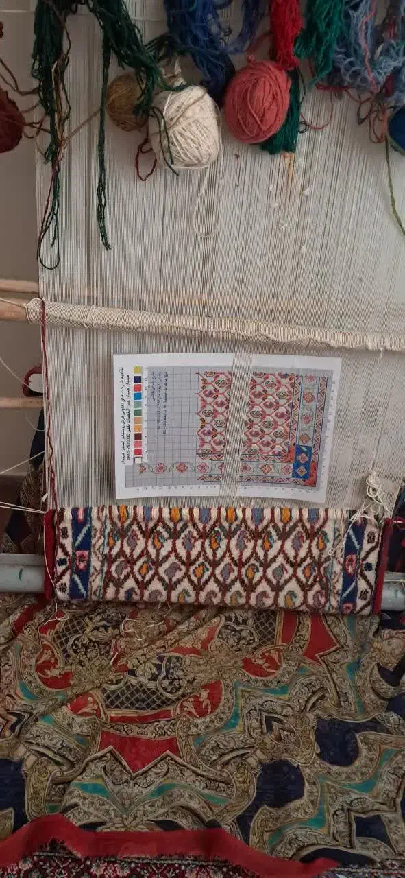 دار قالی باهمه وسایلش|صنایع دستی و سایر لوازم تزئینی|همدان, |دیوار