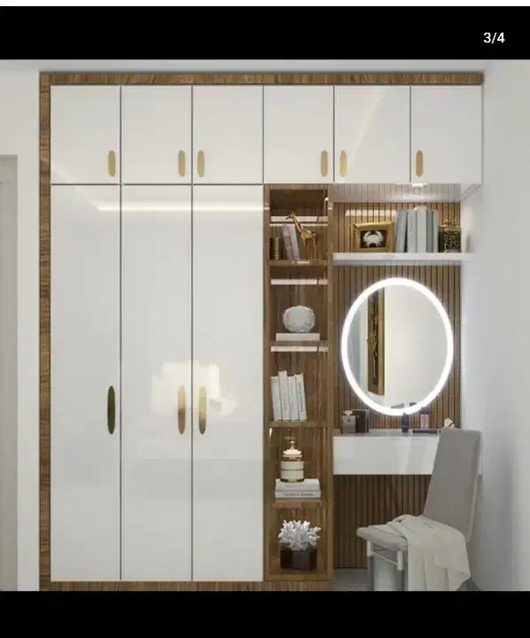 طراحی و اجراء  کابینت و کمد دیواری دکوراسیون منزل|جاکفشی، کمد، دراور|ساوه, |دیوار