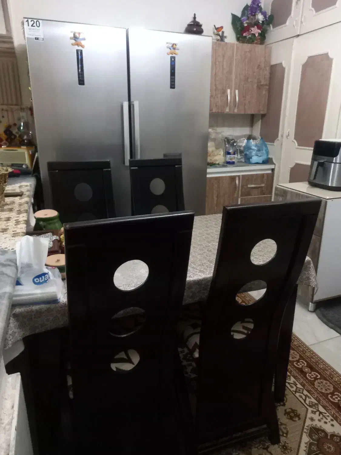 میز ناهار خوری|میز و صندلی غذاخوری|الوند, |دیوار