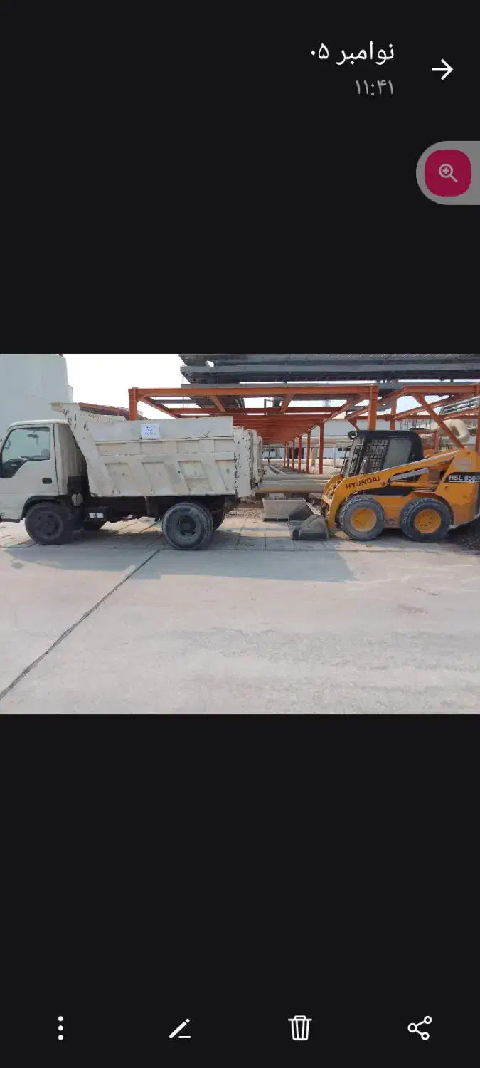 شن و ماسه نخودی وبادامی وحمل مصالح و نخاله|خدمات حمل و نقل|بندر کنگان, |دیوار