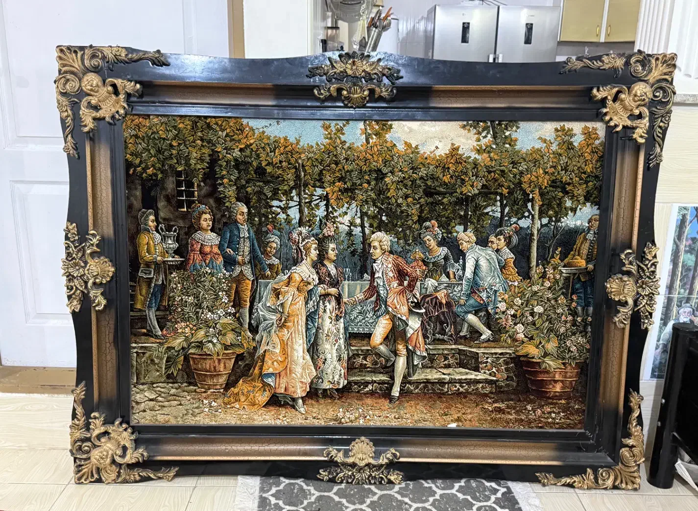 فروش تابلو فرش ۱۸۰ در ۱۳۰ ( بزرگ )|تابلو فرش|سیرجان, |دیوار