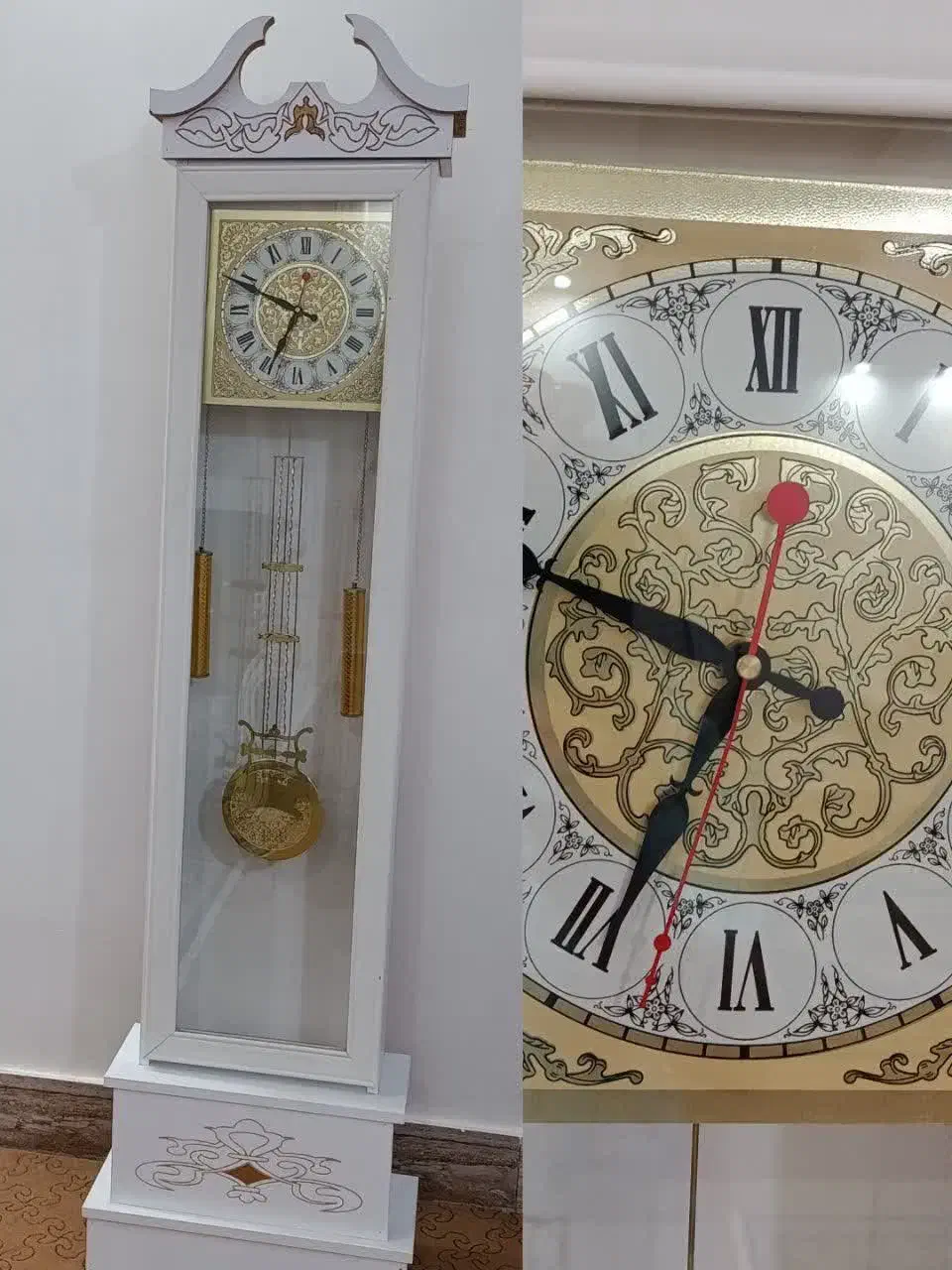 ساعت ایستاده|ساعت دیواری و تزئینی|چهارباغ, |دیوار