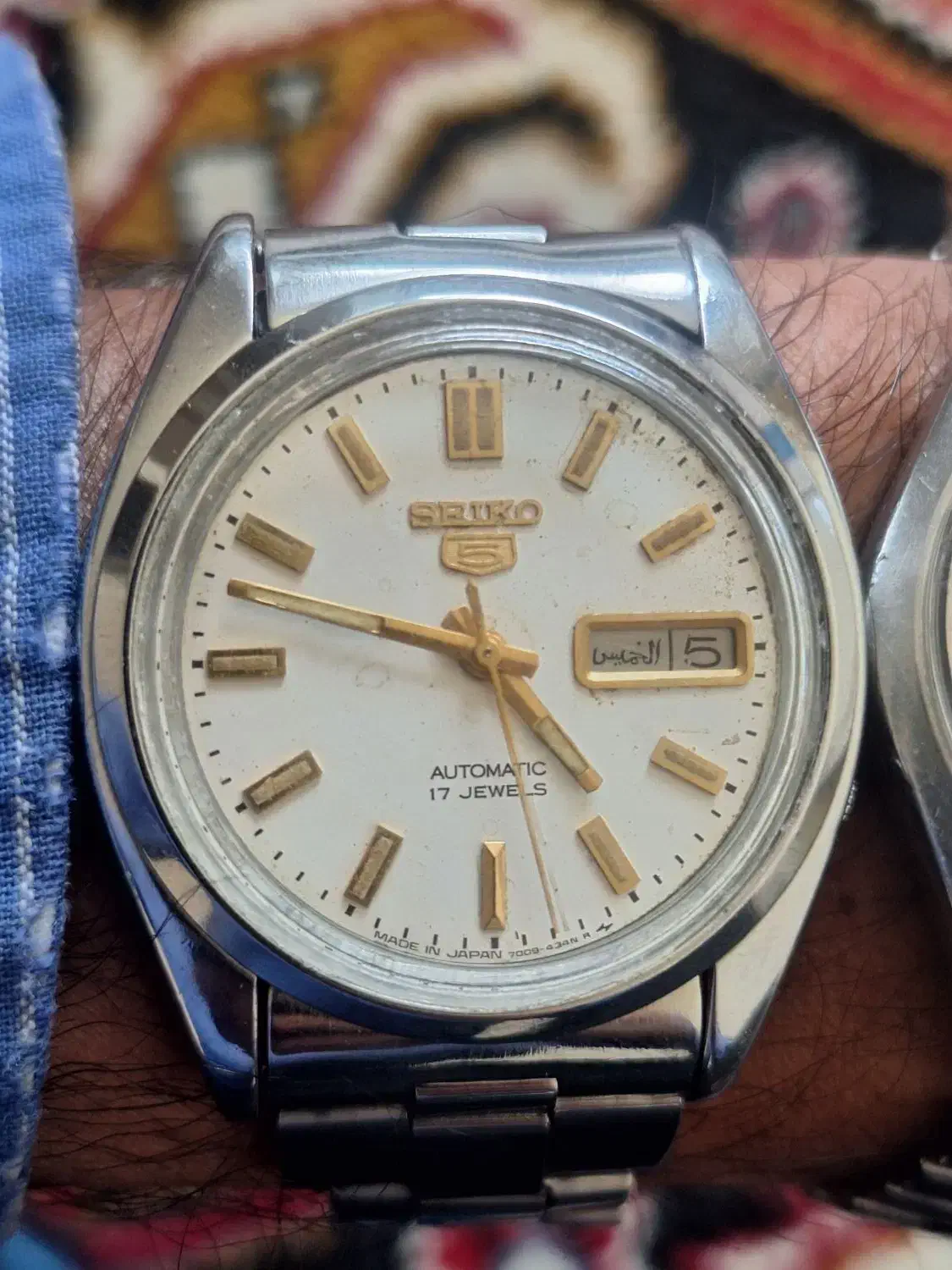 سیکو ۵ اتومات اصلی عتیقه|ساعت|شیراز, شهرک ایثار|دیوار