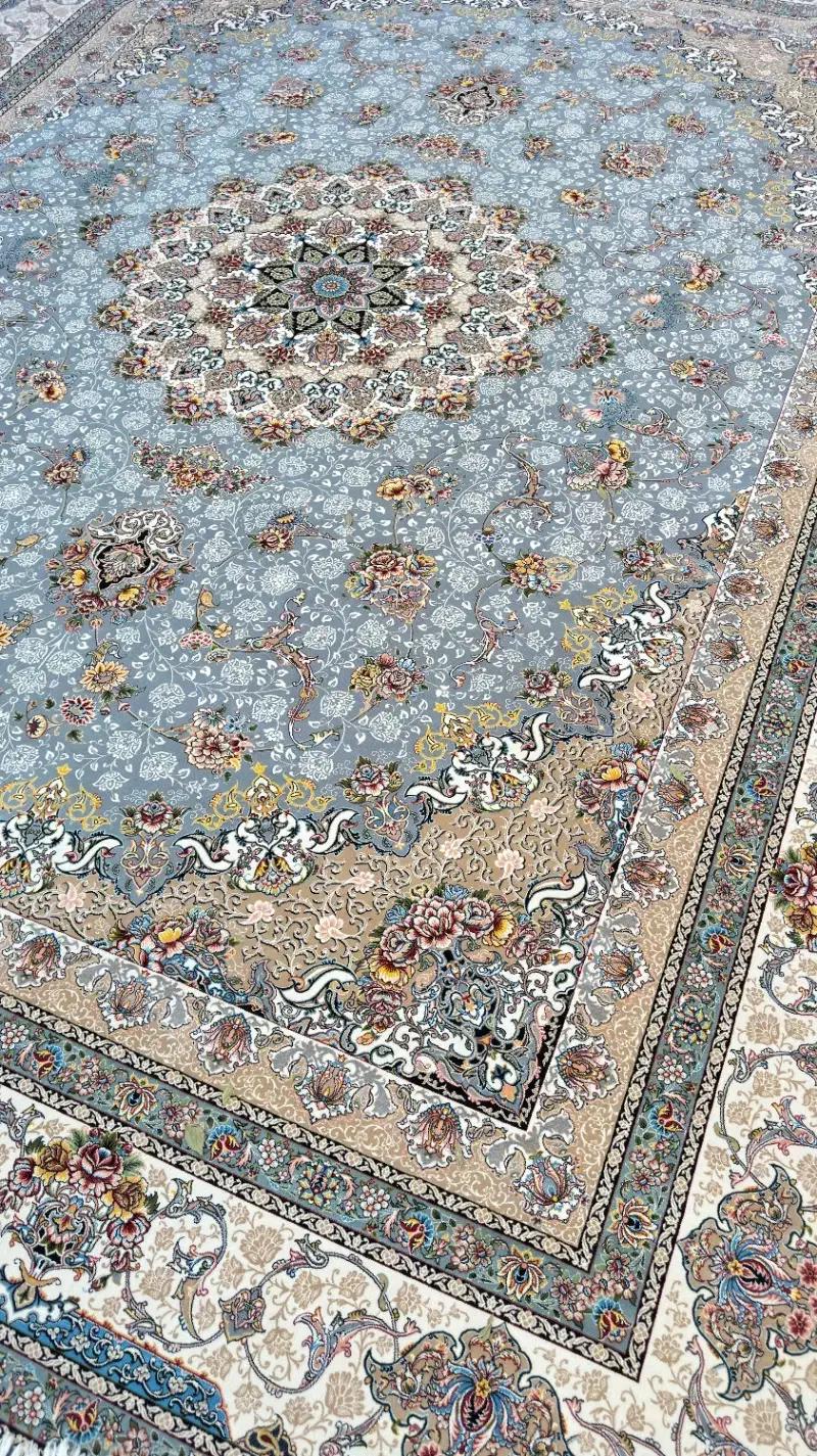 جفت فرش ۱۲ متری ۱۲۰۰ شانه تراکم ۳۶۰۰ اصل|فرش|اراک, |دیوار