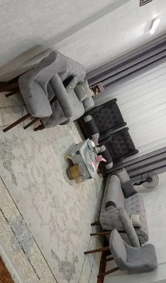 فروش مبلمان هشت نفره راحتی|مبلمان خانگی و میز عسلی|خمینی‌شهر, |دیوار