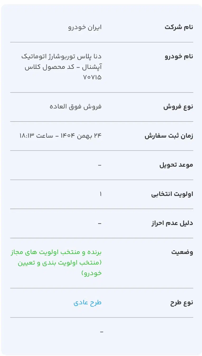 حواله دنا|خودرو سواری و وانت|همدان, |دیوار