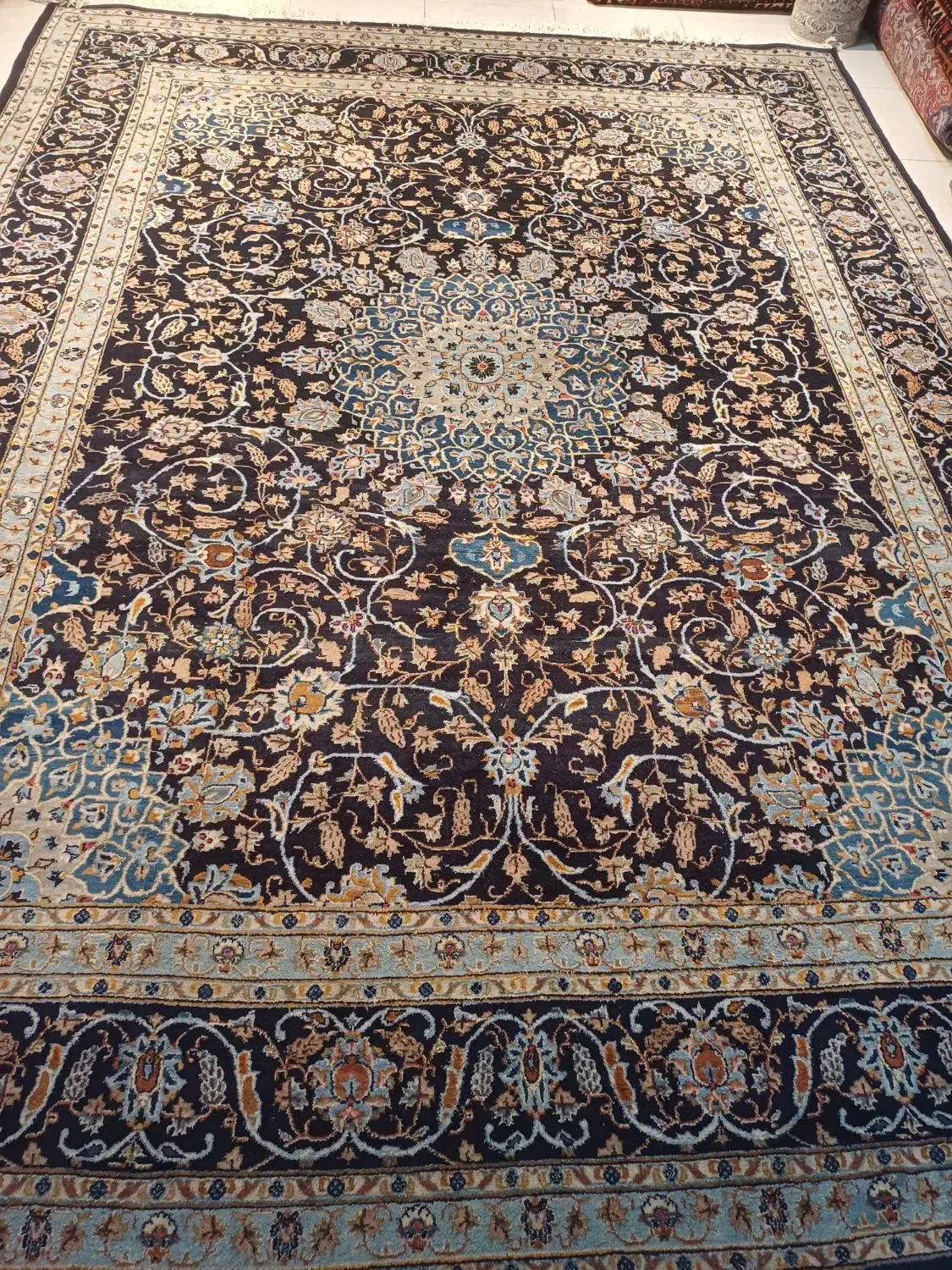 فرش ۱۲متری کاشمر دستباف|فرش|کرج, برغان|دیوار