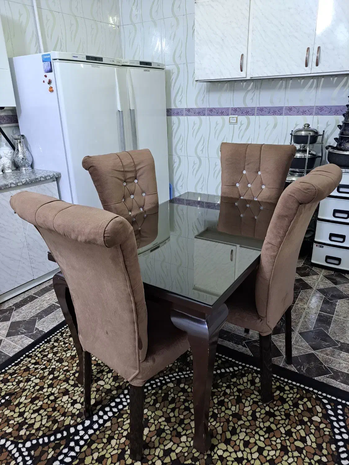 میز نهار خوری|میز و صندلی غذاخوری|سقز, |دیوار