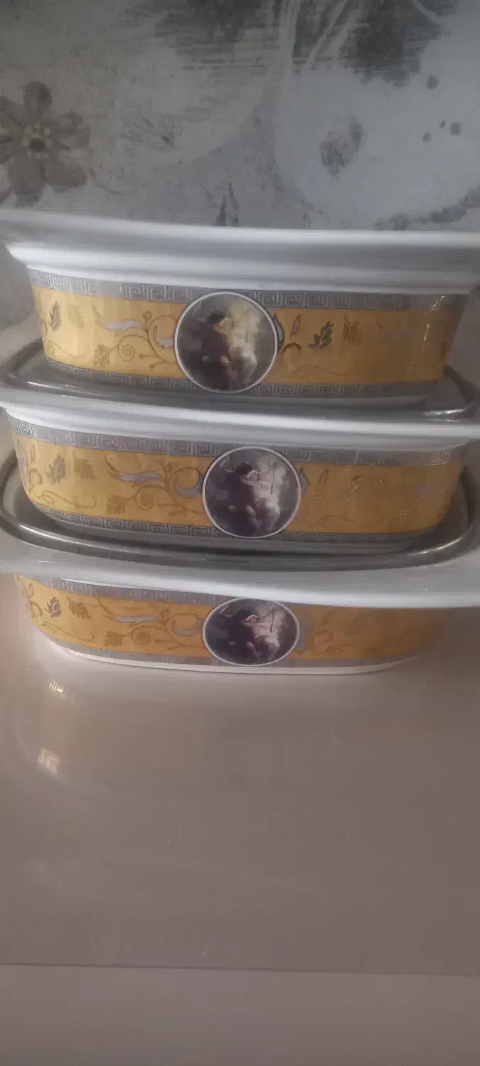 مرغ خوری ۳تیکه|ظروف سرو و پذیرایی|رشت, استادسرا|دیوار