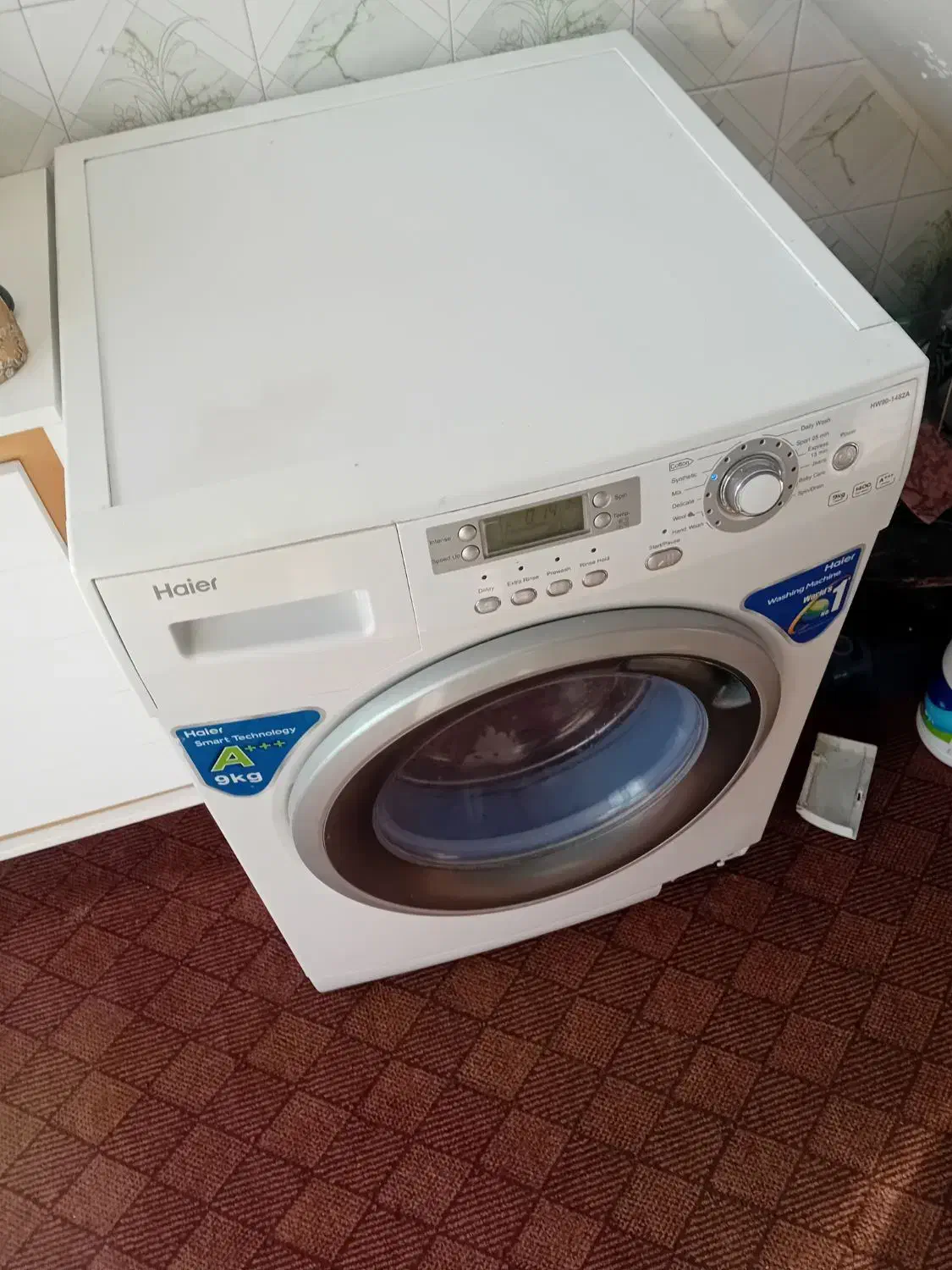 لباسشویی حایر خارجی ۹کیلویی سالم وتمیز|ماشین لباسشویی و خشککن لباس|مرودشت, تخت جمشید|دیوار