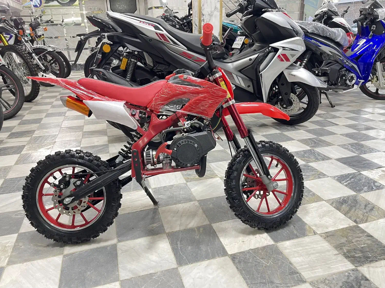 مینی کراس ۵۰ سی سی استارتی با کیفیت|موتورسیکلت|اراک, |دیوار