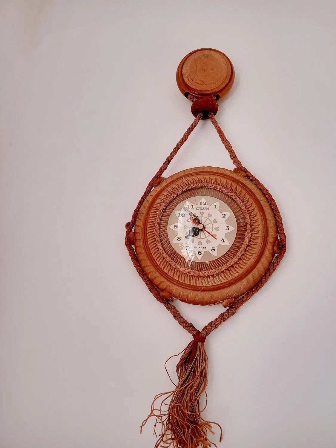 ساعت دیواری سفالی عتیقه|کلکسیون اشیاء عتیقه|شیراز, کیان شهر|دیوار