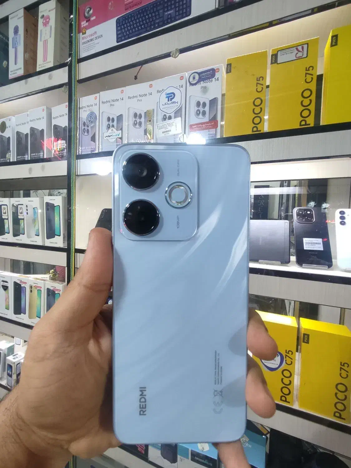 شیائومی Redmi 13x 256 در حد نو.  موبایل تکنو|موبایل|نظرآباد, نظرآباد|دیوار