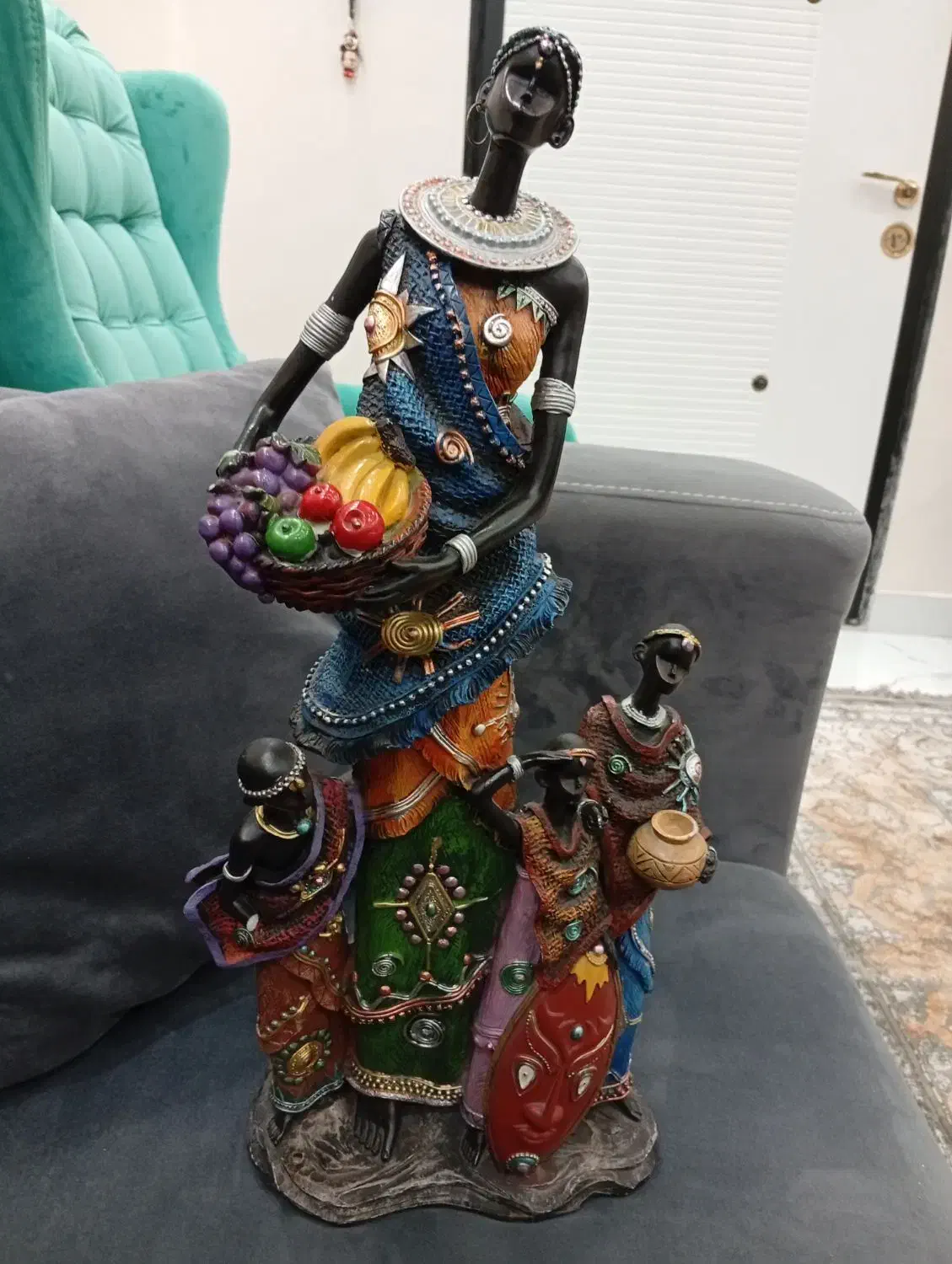 مجسمه آفریقایی|مجسمه، تندیس، ماکت|تهران, جیحون|دیوار