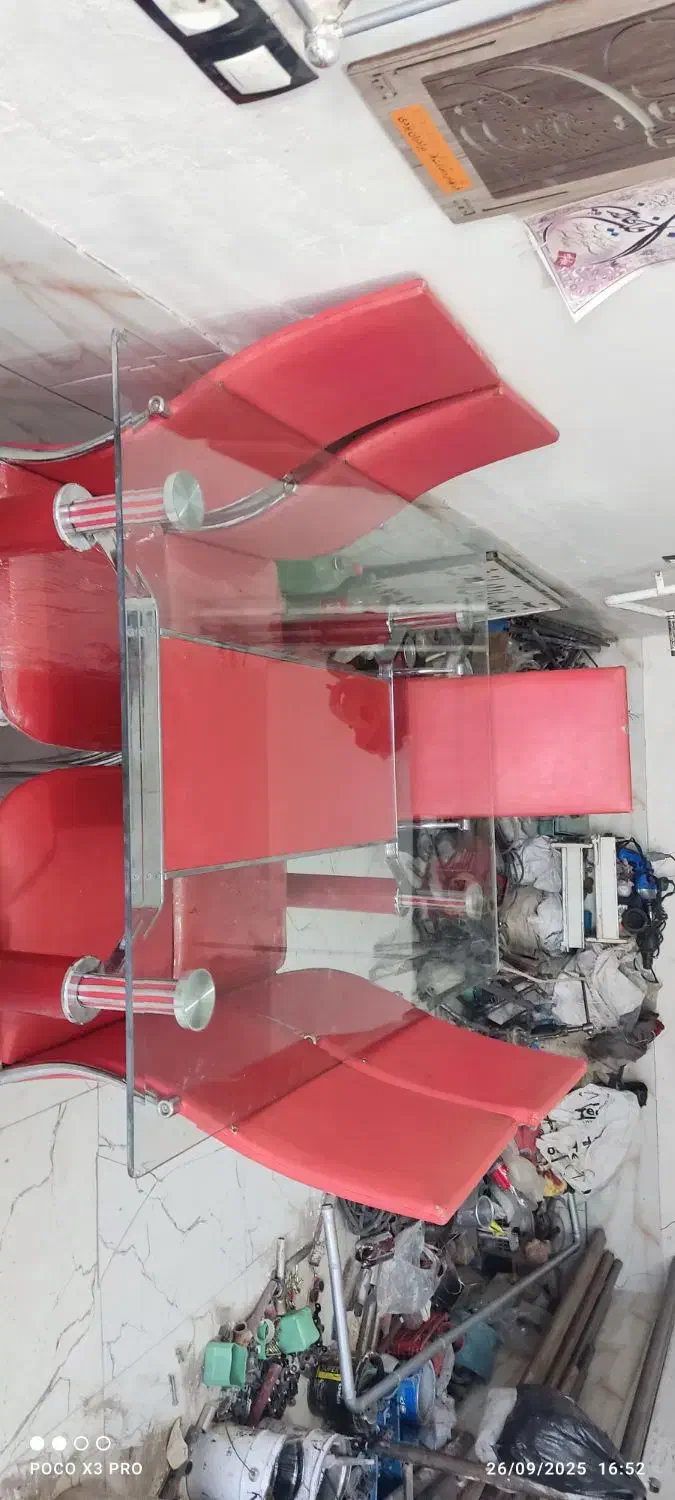 میز نهارخوری ۶ نفره فروشی|میز و صندلی غذاخوری|تایباد, |دیوار